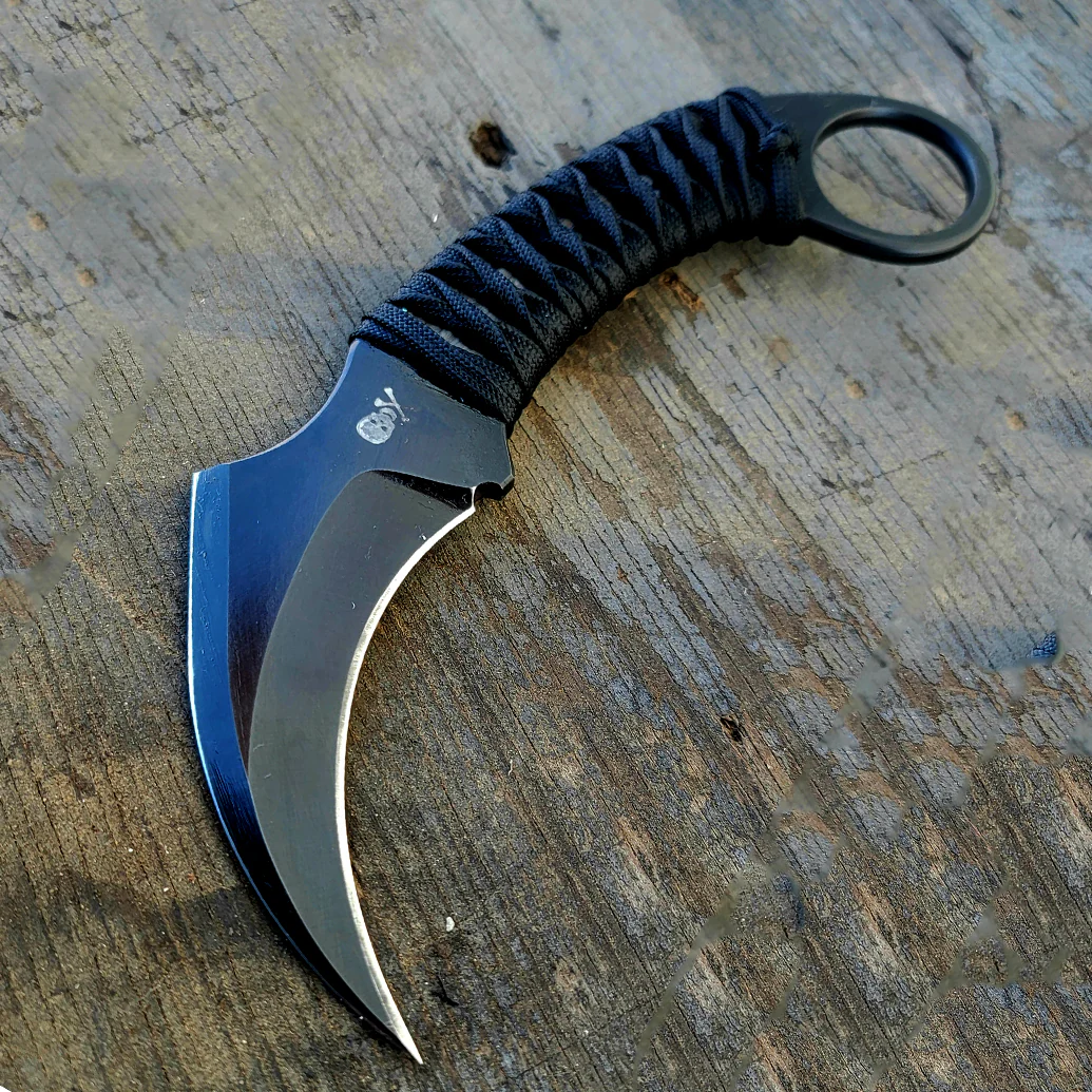 Angel Fire Fu Paracord Karambit - Image 3