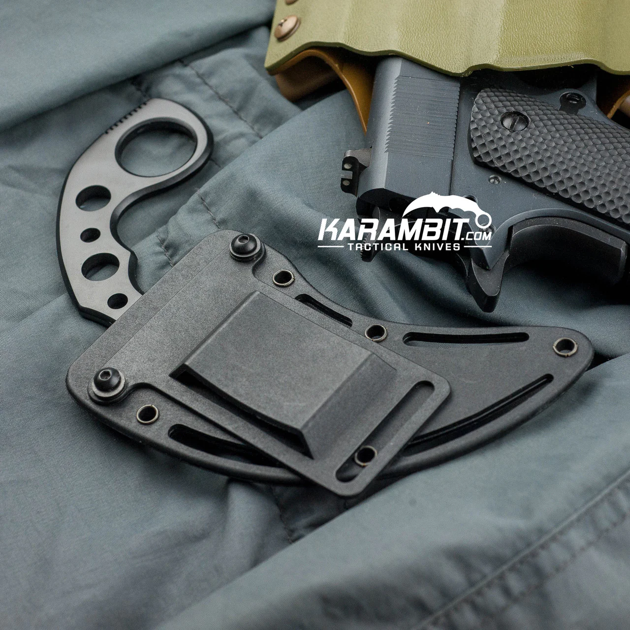 Black Undercover Karambit with Sheath - Image 6