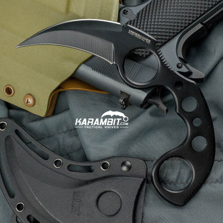 Black Undercover Karambit with Sheath - Image 8