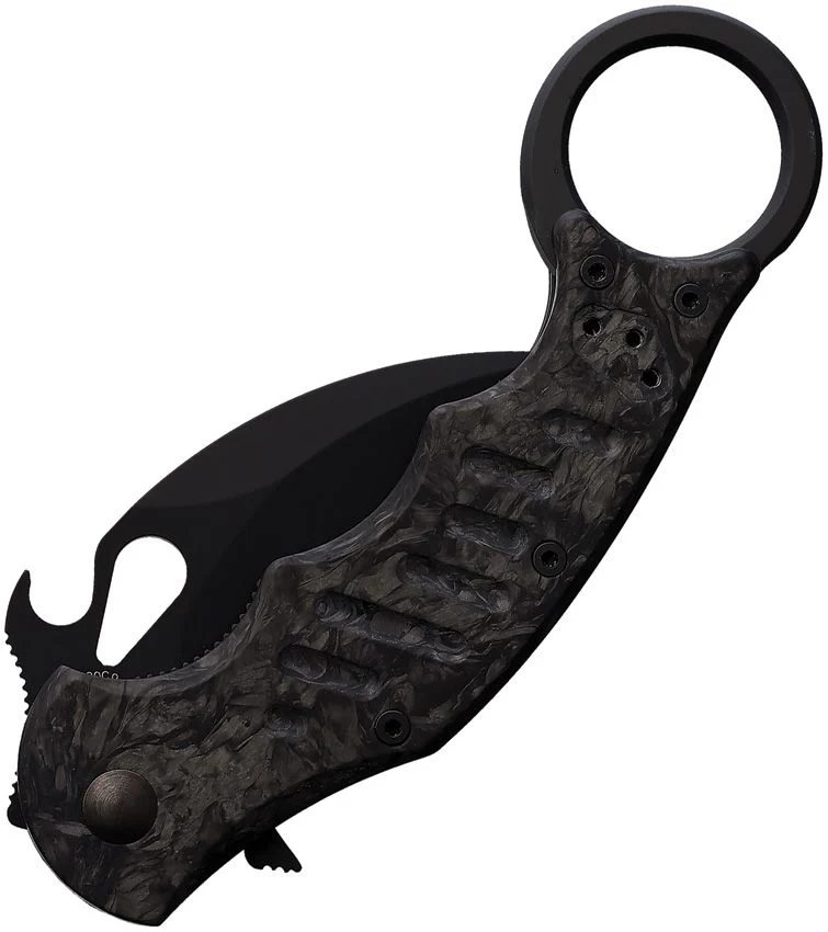 Fox 599 Carbon Fiber Folding Karambit - Emerson Wave - Image 2
