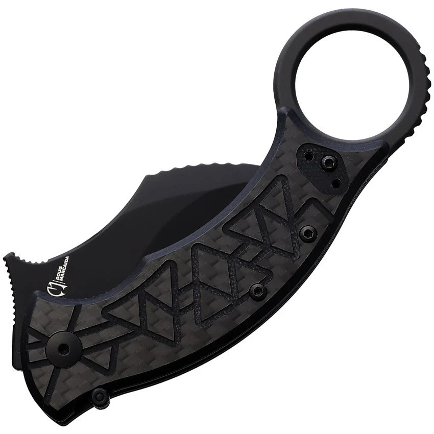 Fox 802 CF Marcaida N690 Folding Karambit - Emerson Wave - Image 2