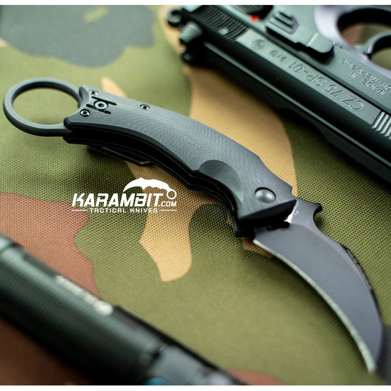 Fox Bastinelli Black Bird Folding Karambit - Emerson Wave - Image 3