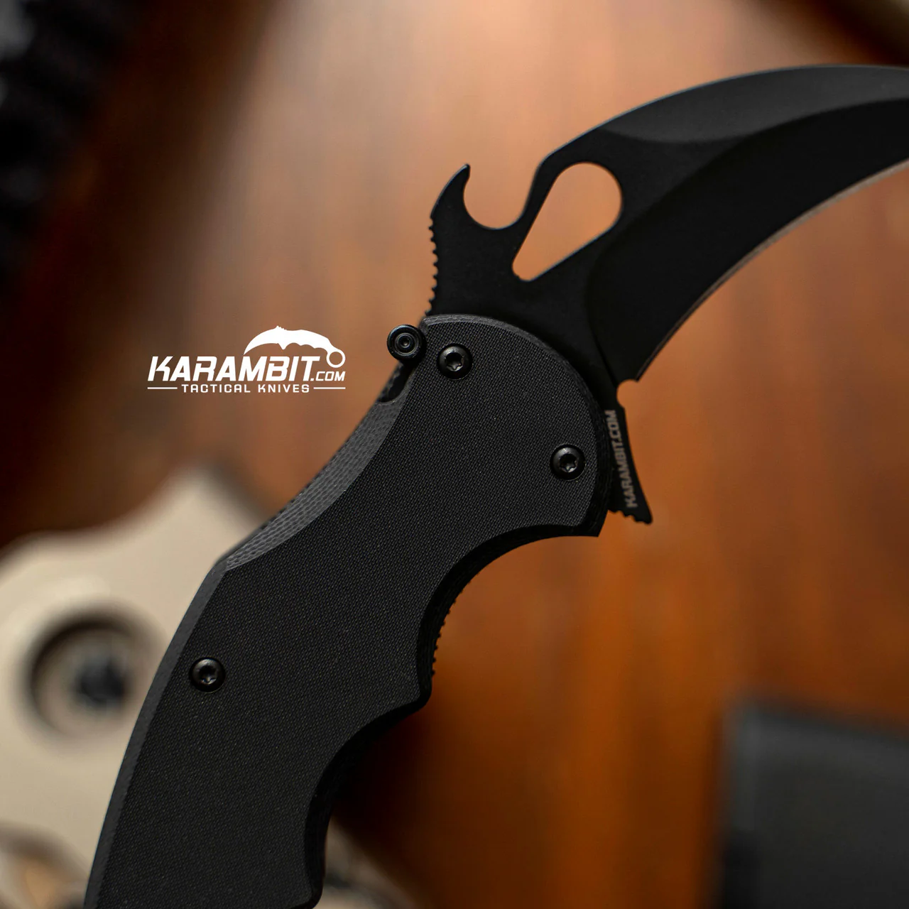 Karambit.com Fox 599 EVO Black Aluminum Folding Karambit - LAWKS - Image 3