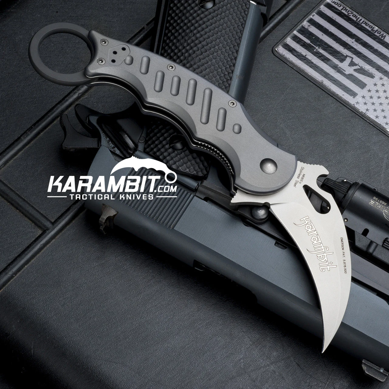 Fox 478 Aluminum Folding Karambit - Emerson Wave - Image 3