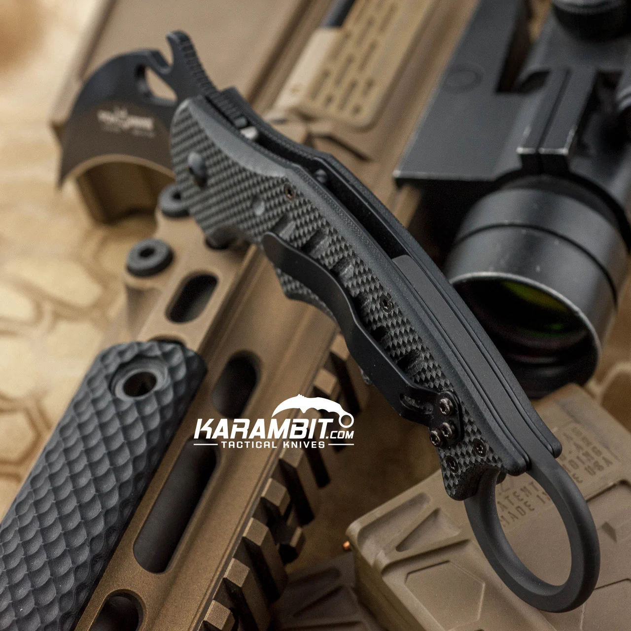 Fox 479 Black G10 Folding Karambit - Emerson Wave - Image 4