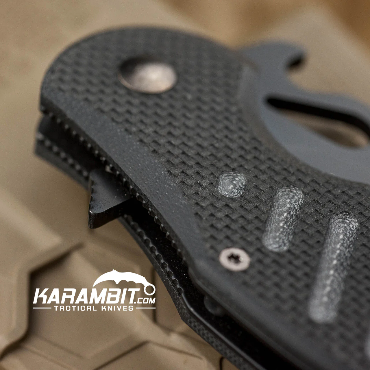 Fox 479 Black G10 Folding Karambit - Emerson Wave - Image 7