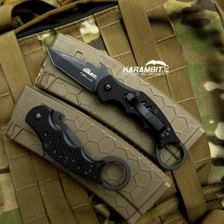 Fox 597 Dart Black G10 Folding Karambit - Emerson Wave - Image 7