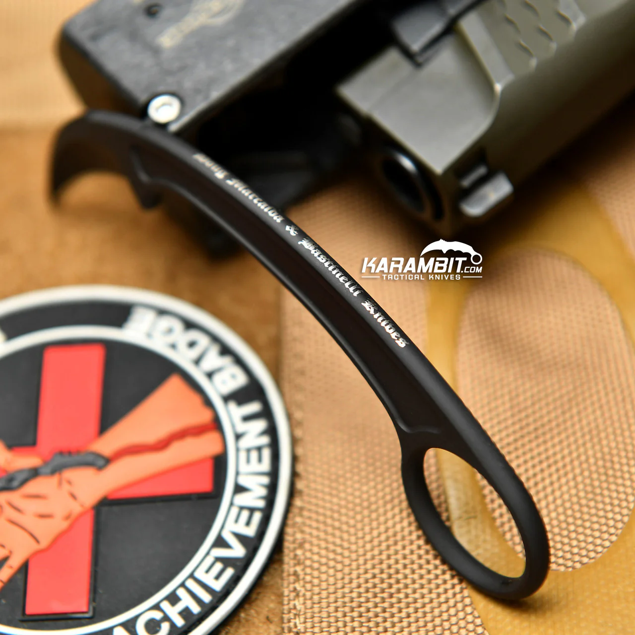 Bastinelli Pika Black Fixed Karambit - Image 5