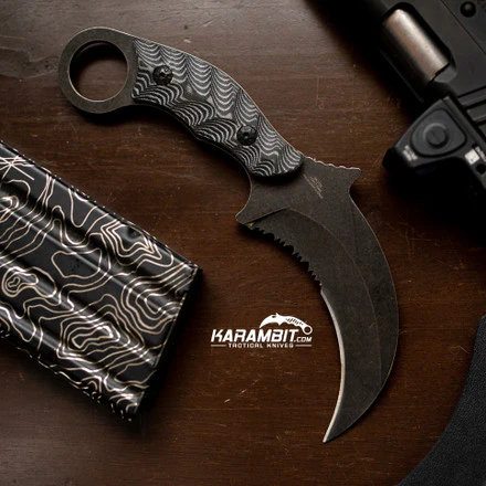 Death Before Dishonor Micarta Karambit - Image 3