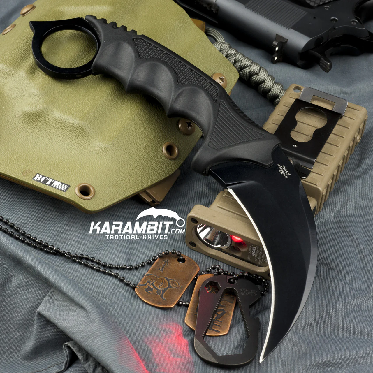Honshu Black Karambit w/Shoulder Harness - Image 4
