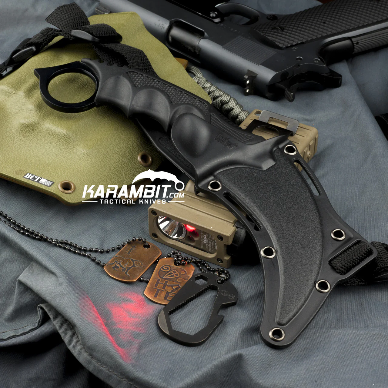 Honshu Black Karambit w/Shoulder Harness - Image 7