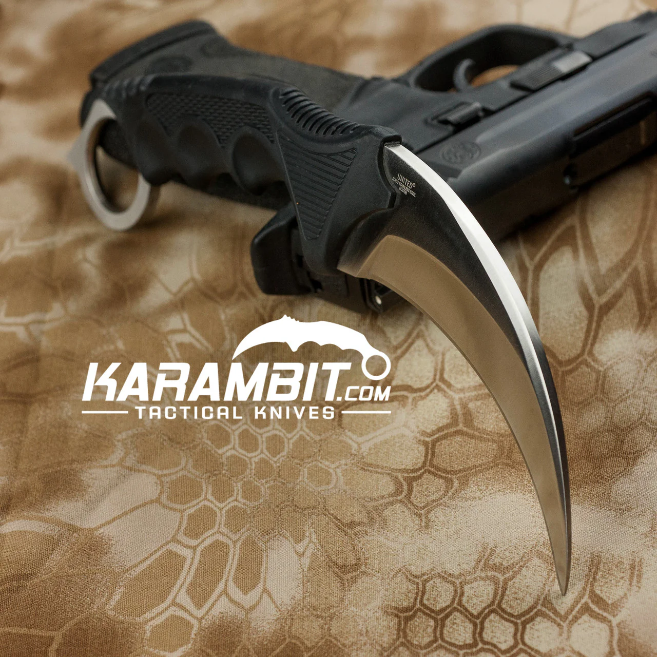 Honshu Silver Karambit w/Boot Sheath - Image 4