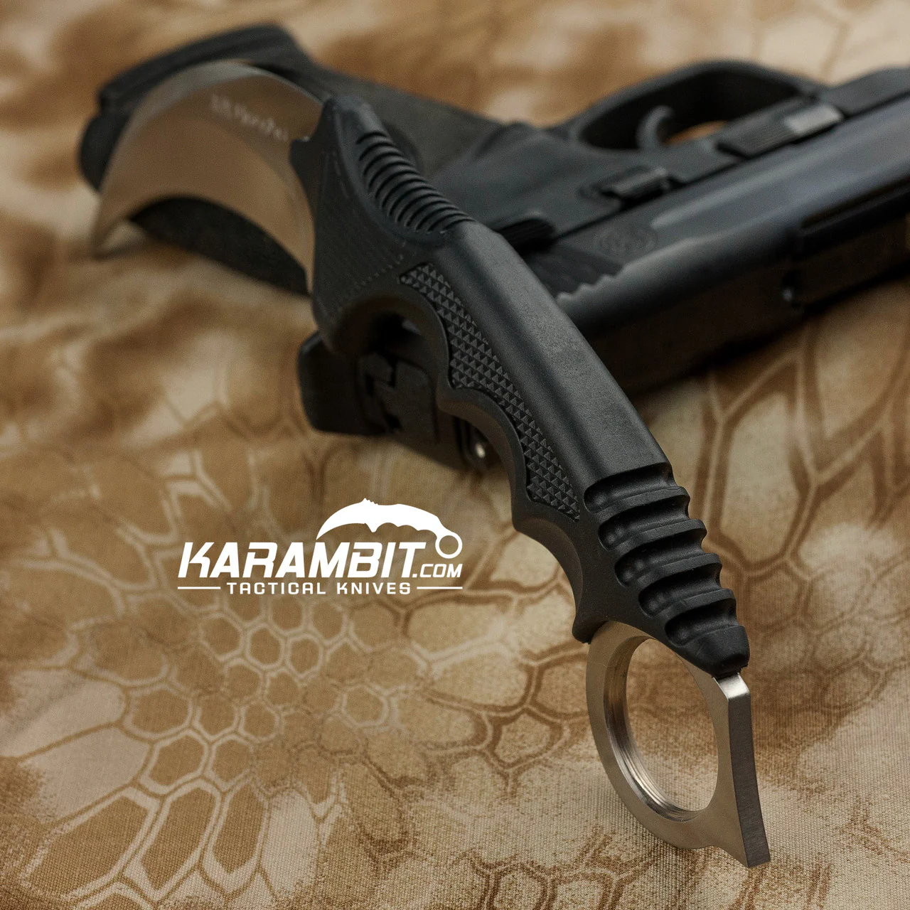 Honshu Silver Karambit w/Boot Sheath - Image 5