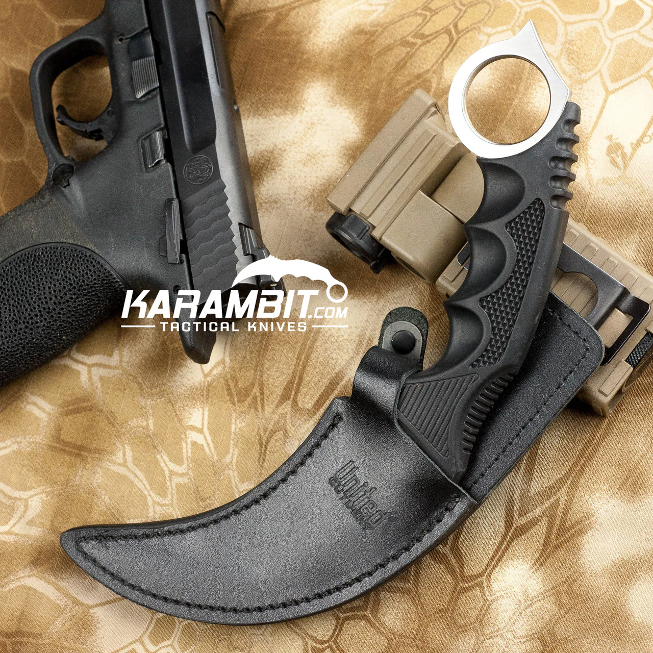 Honshu Silver Karambit w/Boot Sheath - Image 7