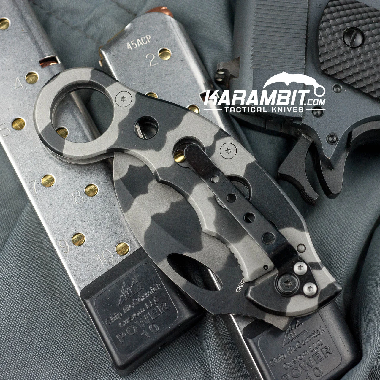 Smith & Wesson Extreme Ops Urban Titanium Camo Karambit - Image 9