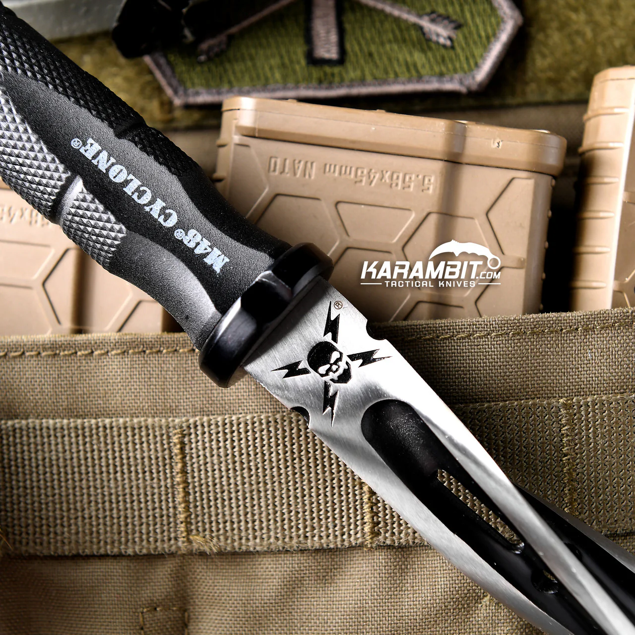 United Cutlery M48 Cyclone Twisted Fixed Blade 8.00" in - Image 4