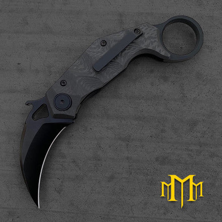 UDT Knives M390 Carbon Fiber Folding Karambit - Image 5